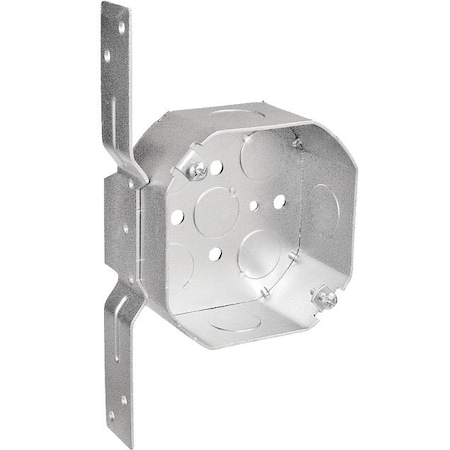 Southwire Electrical Box, 14 cu in, Octagon Box Type, Steel, Octagon Shape 54151-F